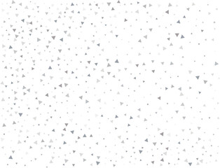 Birthday Silver Triangular Confetti