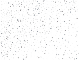 Birthday Silver Triangular Confetti