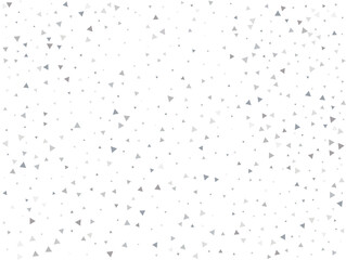 Birthday Silver Triangular Confetti