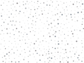 Luxury Silver Square Confetti