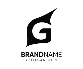 Initial letter G logo design vector template