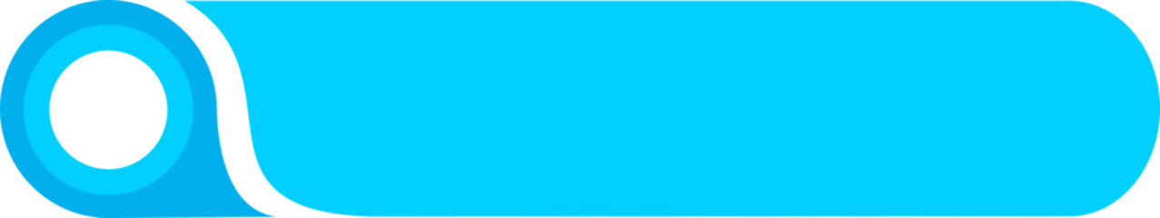 Blue Infographic Label