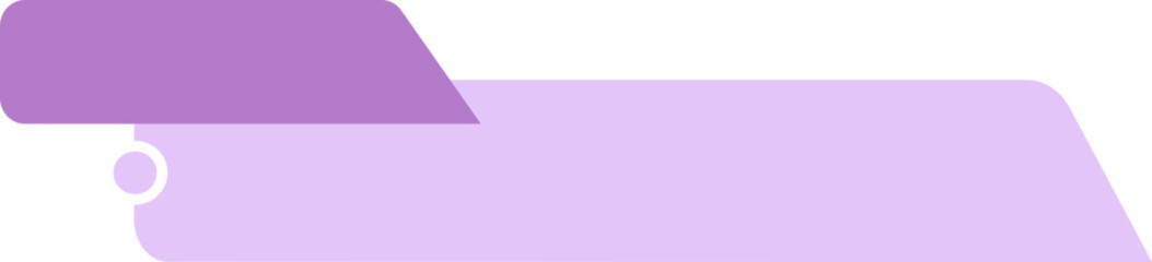 Obraz premium Purple Infographic Label