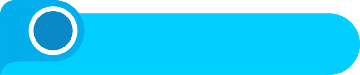 Blue Infographic Label