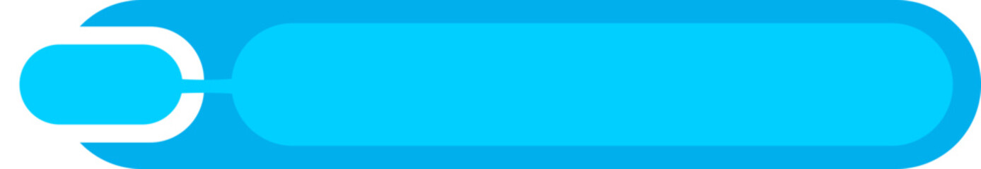 Obraz premium Blue Infographic Label