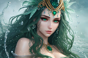 FANTASY-like water fairy.