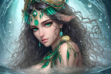 An attractive fairy queen.