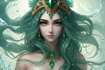 A powerful and beautiful fairy queen.