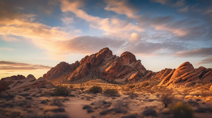 Obraz na płótnie Canvas desert scenery