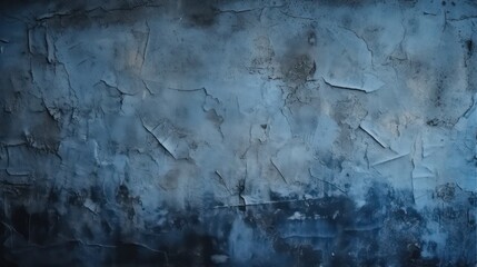 Background of texture plaster on the wall in dark blue background