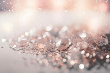 Beautiful festive background image with sparkles and bokeh light