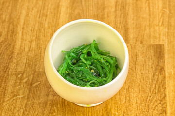 Japanese traditional seaweed salad Chukka