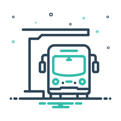 Mix icon for transit