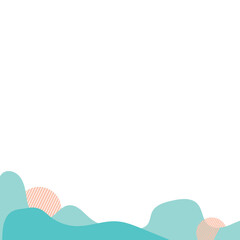 Abstract Bloob Footer