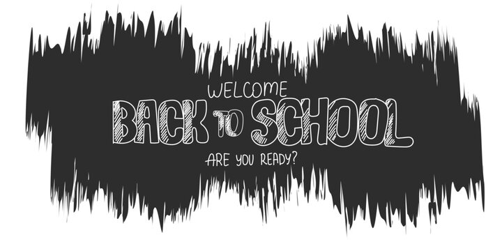 Back to School Doodle Banner. Can be used for creating banners or headers for educational websites or blogs, Creating educational materials, designing invitations or flyers
