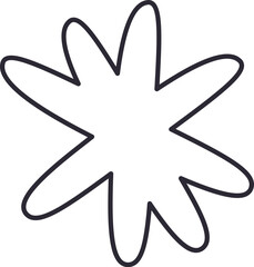 Abstract Flower Shape