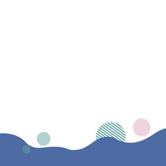 Simple Blob Footer