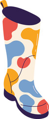 Gumboot Rubber Boot Abstract