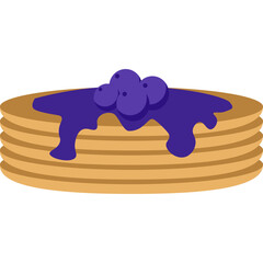 Pancake Illustration