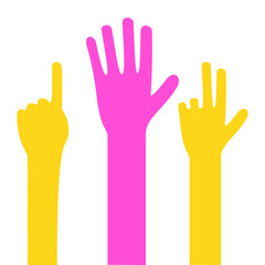 Obraz premium International Youth Day Hand