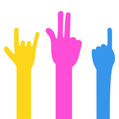 Fototapeta premium International Youth Day Hand