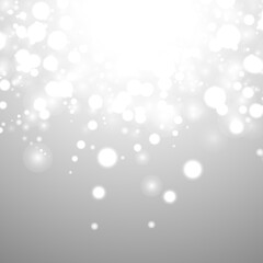 bokeh silver grey background snowflake snow shine - 627202100