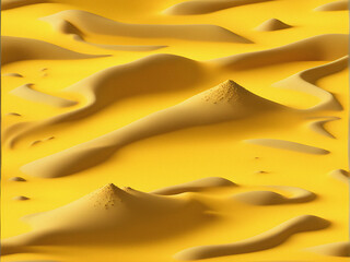 Fototapeta na wymiar ripples in the gold sand. Generative AI
