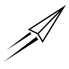 Simple Paper Plane Icon