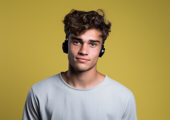 Bold Punchy Headshots Portrait of a Young Man