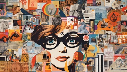 Photo collage incorporating various podcast genres such as comedy, true crime, education, technology, and more. Podcast day