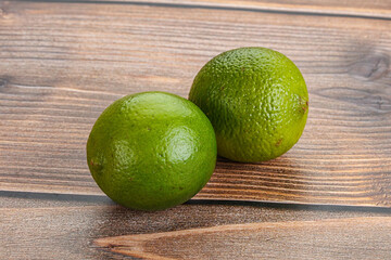 Natural irganic sour ripe lime