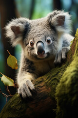 Fototapeta premium Koala, Wildlife Photography, Generative AI