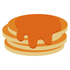 Pancake Food Illustration