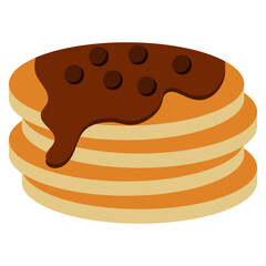 Pancake Food Illustration