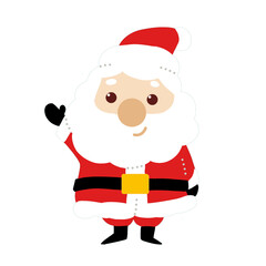 santa claus with a bag