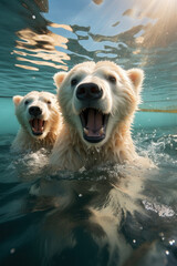 Polar Bear, Wildlife Photography, Generative AI