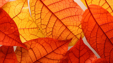 beauty autumn leaves pattern	