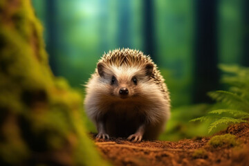Hedgehog, Wildlife Photography, Generative AI