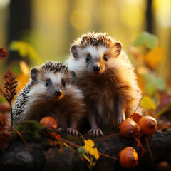 Hedgehog, Wildlife Photography, Generative AI