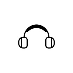 headset icon vector design templates