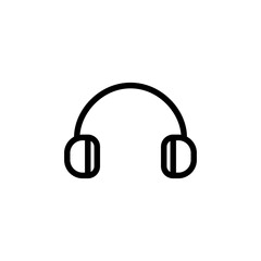 headset icon vector design templates