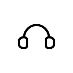 headset icon vector design templates