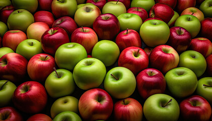 Apple Background,red apples in the market