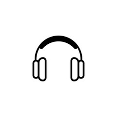 headset icon vector design templates