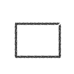 Grunge square or rectangle frames. Rectangle borders collections. Rubber square stamp imprint. Vector illustration 