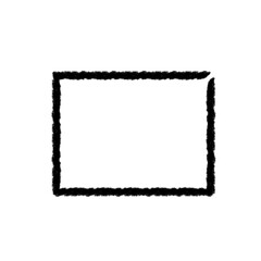 Grunge square or rectangle frames. Rectangle borders collections. Rubber square stamp imprint. Vector illustration 