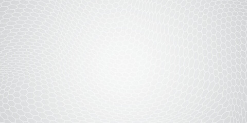 White hexagon texture background vector illustration