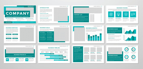 business presentation template editable vector design