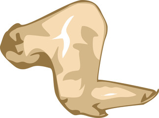 Chicken wings vector icon design white background - eps-10