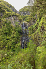 Approaching the Risco waterfall near de Rabacal levada